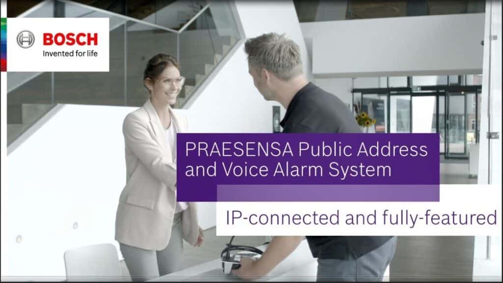 PRAESENSA Public Address and Voice Alarm System