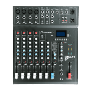 Studiomaster Club Xs8+ – 8-Channel Analog Mixer With Dsp &Amp; Usb/Sd Recording