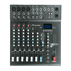 Studiomaster CLUB XS8+ - 8-Channel Analog Mixer With DSP & USBSD Recording