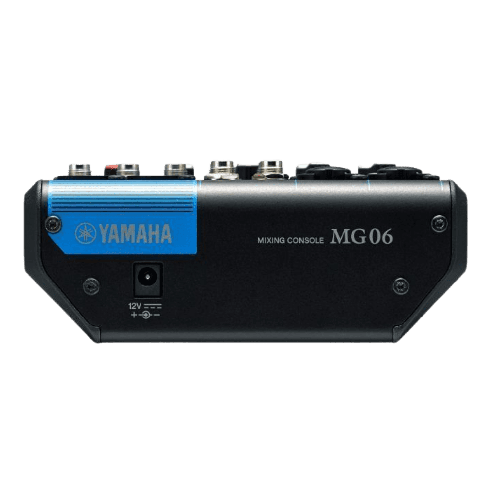 Yamaha MG06 6-Channel Mixing Console -Compact Professional Audio Mixer